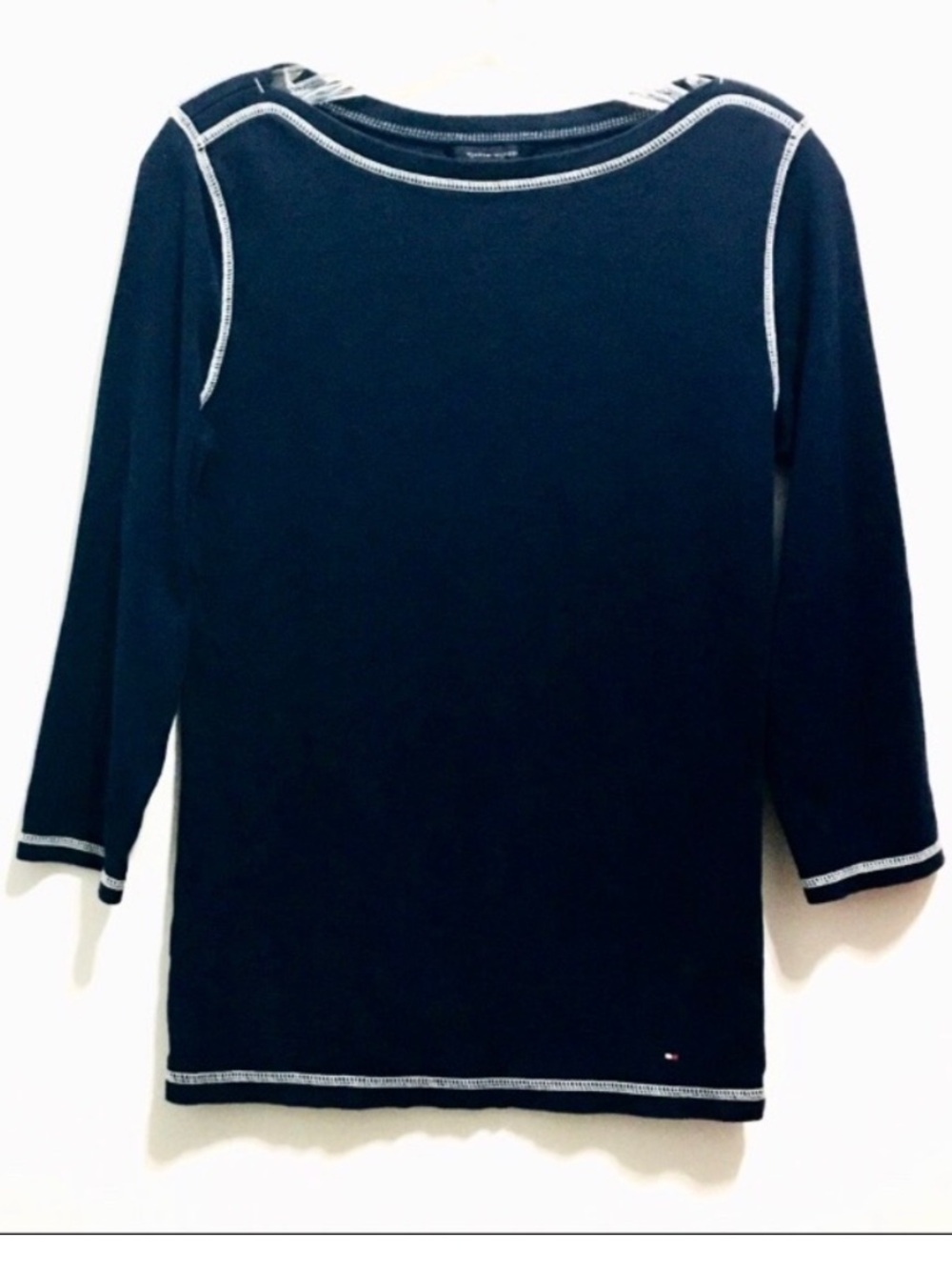 Tommy Hilfiger Women’s Blue Cotton Top